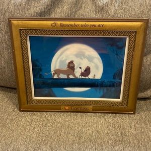 Disney’s The Lion King collectible framed art.